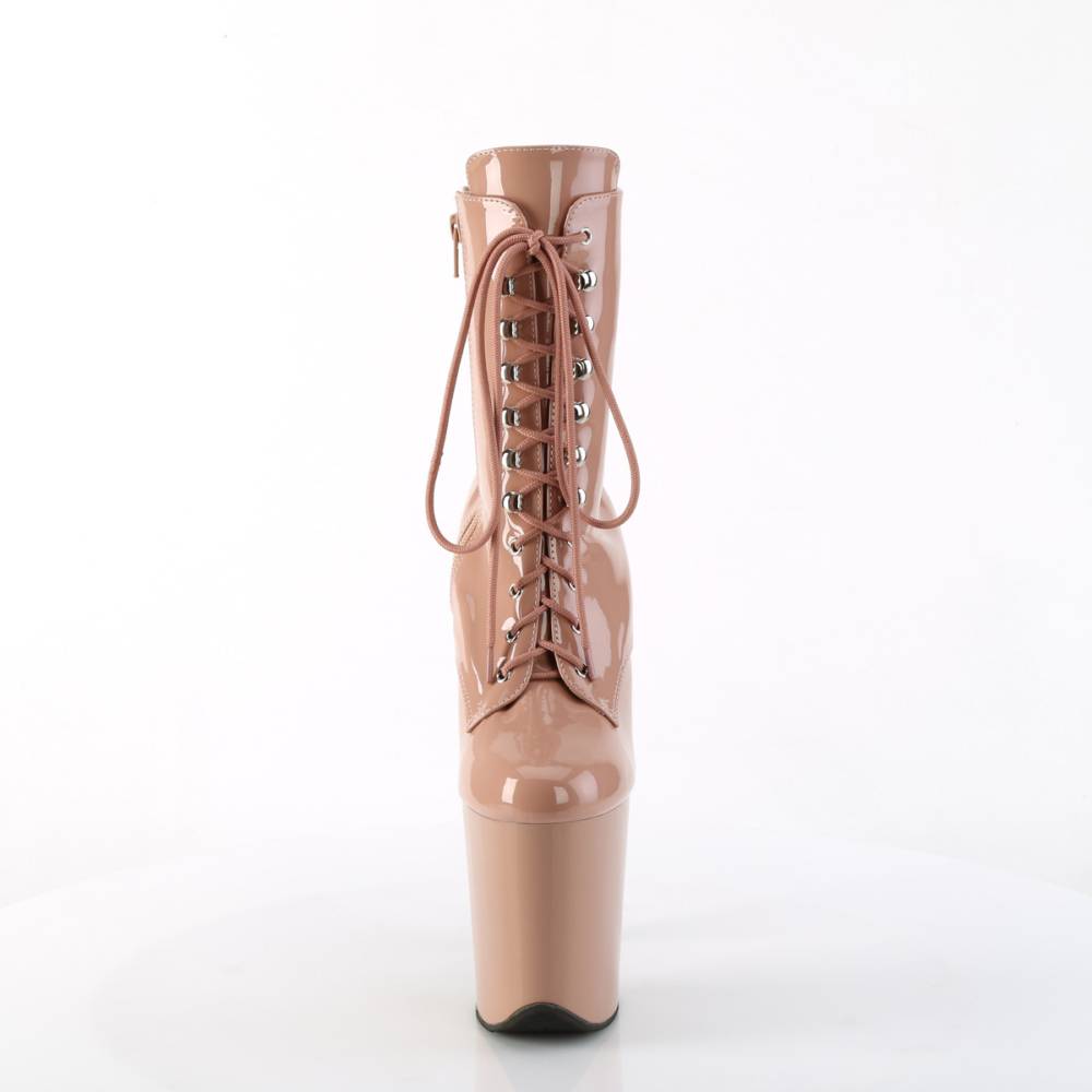 Pleaser - FLAMINGO1020 Bottes de plateforme, Pole dance chaussures - Crème Product image